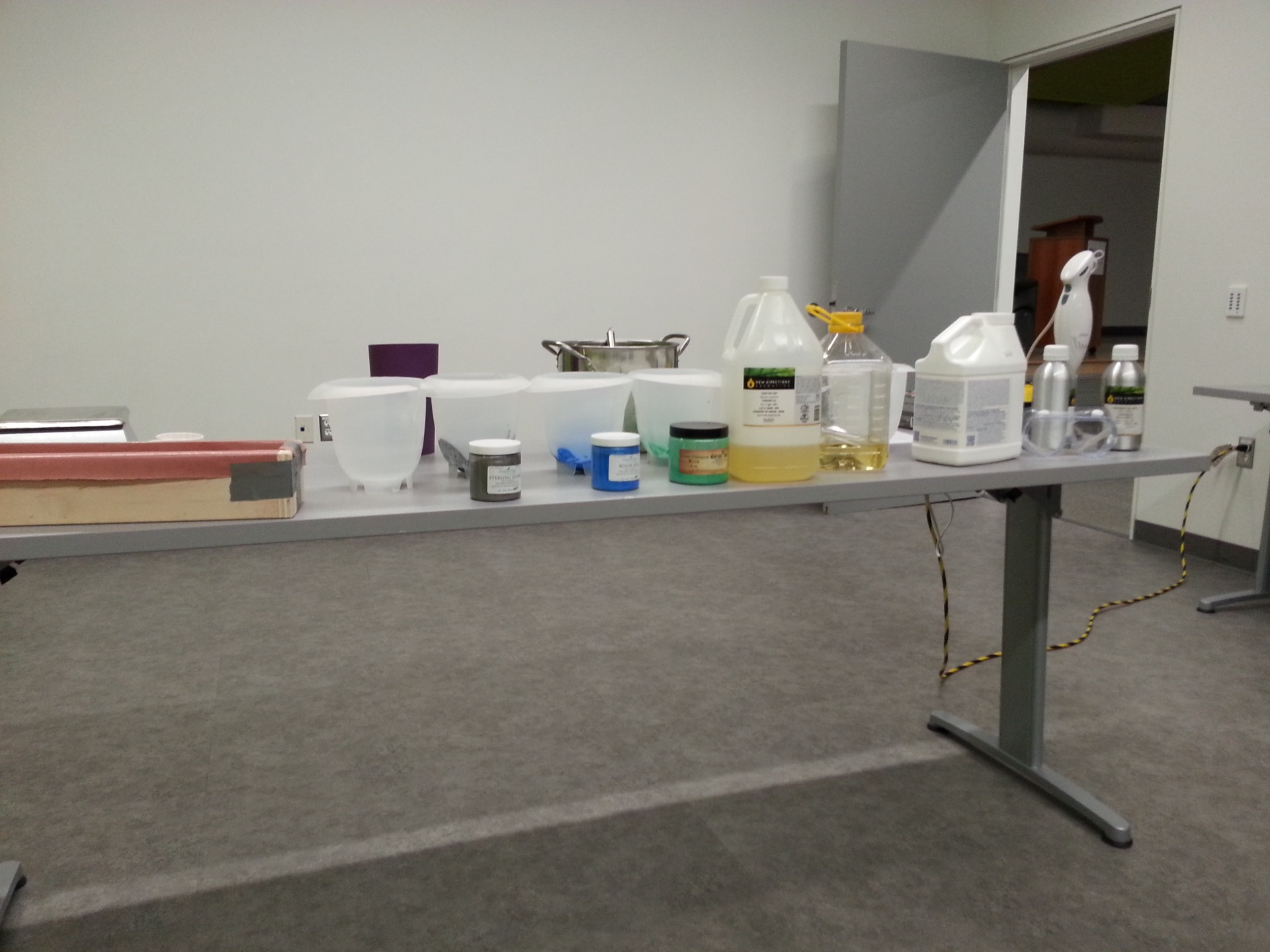 Soap Making Workshop, 2016